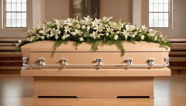Un cercueil en carton, un choix respectueux et surprenant